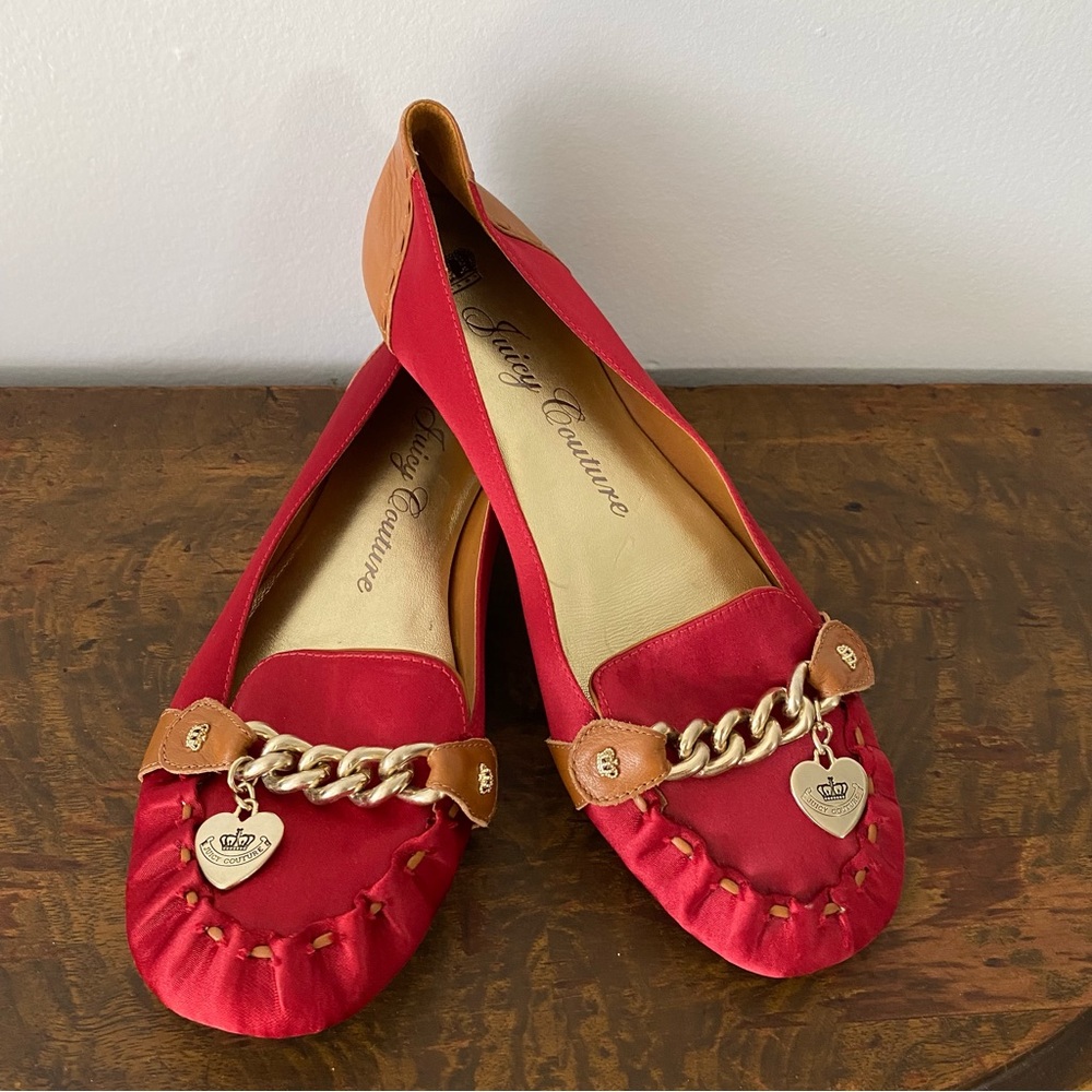 Red Flats | Juicy Couture 90’s Y2K Vintage